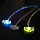 LED Fiber Optic Hairpin Hair Clip Light-Up Braid Hair Pin Glow Flashing R GRM