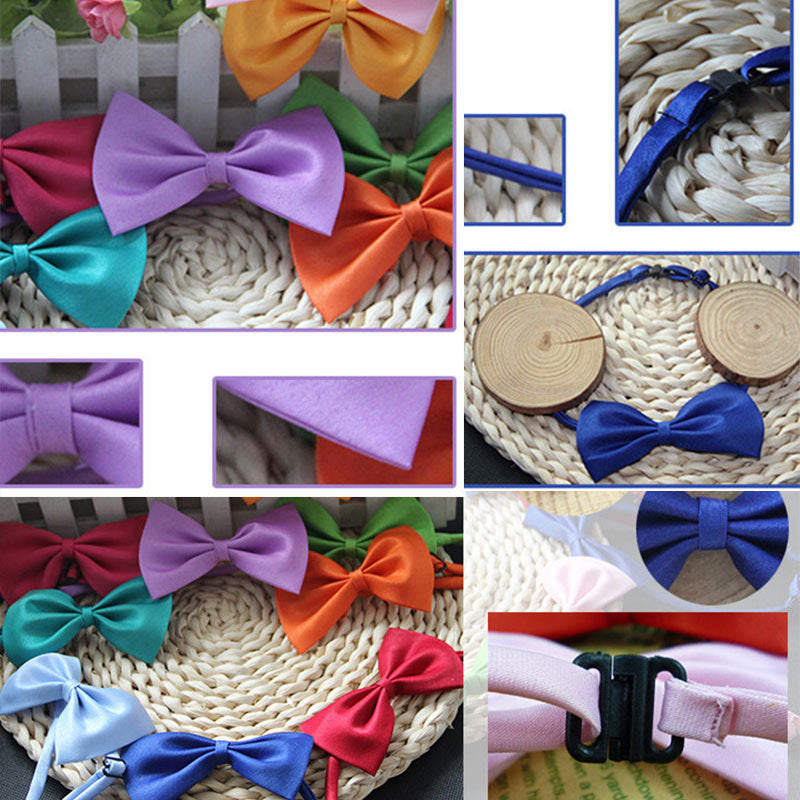 Fashion Adorable Dog Cat Pet Puppy Cat Kitten Bowknot Bow Tie Necktie C QTT