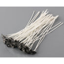 50X Candle Wicks 20cm Cotton Core Pre Waxed With Sustainers Candle Makin LGC