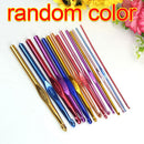 14pcs 2-10mm Multicolour Aluminum Crochet Hook Knitting Needle Set Kit