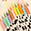 12Pcs/Lot Novelty Cow Print Gel Pen Cute Pens Student Ball Point Pen