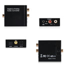 3.5MM Digital Optical Coax Coaxial Toslink to Analog Audio Converter Adapter