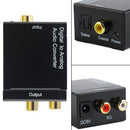 3.5MM Digital Optical Coax Coaxial Toslink to Analog Audio Converter Adapter