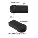 Wireless Bluetooth Audio Receiver 3.5mm AUX Adapter Car Music Stereo Hands-Free