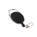 Recoil Extendable Alloy Wire 60cm Key Chain Ring Clips Pull Keychain Retractable