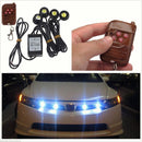 4 In 1 12V Hawkeye LED Car Emergency Strobe Light DRL Wireless Remote Cont VHE