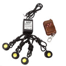 4 In 1 12V Hawkeye LED Car Emergency Strobe Light DRL Wireless Remote Cont VHE