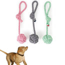 Dog Chew Toys Play Puppy Knot Fun Tough Strong Throw Pet Tug War Fetch Rope