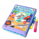 Baby Soft Fabric Magic Water Drawing Book Feather Doodle Pad Animal Useful CTU