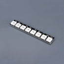 Black 8Channel WS2812 5050 RGB 8-LED Light Strip Driver Board for Arduino Set