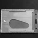 1pcs Hard Plastic Work Card Certificates Badge Holder ID Card Case Double Side