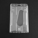 1pcs Hard Plastic Work Card Certificates Badge Holder ID Card Case Double Side