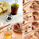 Stainless Steel Tea Strainer Spoon Infuser Steeper Colander Heart-Shape Gift