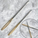 Large Eye Colore casuale Plastic hand sewing needle NMR