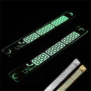Glow Car Parking Notification Phone Number Card Suction Luminous Number Pl IGE