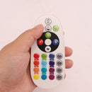 2x T10 6SMD 5050 RGB LED Car Dome Reading Light Lamp Bulb with Remote Control