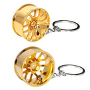 Wheel Rim Keychain Creative Auto Part Car Keyring Key Chain Ring Keyfob  XUA