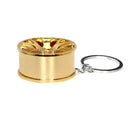 Wheel Rim Keychain Creative Auto Part Car Keyring Key Chain Ring Keyfob  XUA