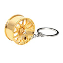 Wheel Rim Keychain Creative Auto Part Car Keyring Key Chain Ring Keyfob  XUA