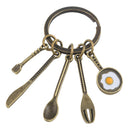 Creative Metal Car Keyring Kitchenware Kitchen Supplies Keychain Key Cha SIT