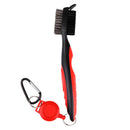 Golf Club Cleaning Brush & Groove Cleaner With Retractable Reel