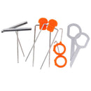 12 Pcs Removal Pry Open Tool Kit For Auto Door Trim Panel Clip Lights / Radio