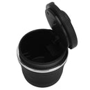 Auto Car Ashtray Truck LED Cigarette Smoke Ash Tray Cylinder Black Cup Holder