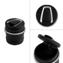 Auto Car Ashtray Truck LED Cigarette Smoke Ash Tray Cylinder Black Cup Holder