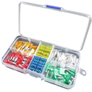 120Pcs Assorted Auto Car Mini Blade Fuse Tool Kits 5 10 15 20 25 30 35 AMP + Box