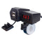 3.1 A Dual 2USB Charger Socket Adapter Power Outlet for 12V~24V Motorcyc QSL
