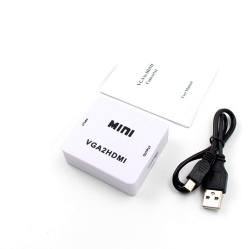 1080P Audio VGA to HDMI HD HDTV Video Converter Adapters for PC Laptop New PBA