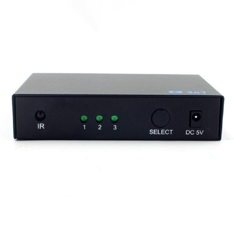 Portable 3x1 HDMI Splitter Switcher 4 Port Hub Box Auto Switch 1 In 3 Out  GMK