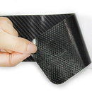 4pcs Car Door Sill Scuff Carbon Fiber Stickers Welcome Pedal Protect Accessory