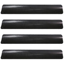 4pcs Car Door Sill Scuff Carbon Fiber Stickers Welcome Pedal Protect Accessory