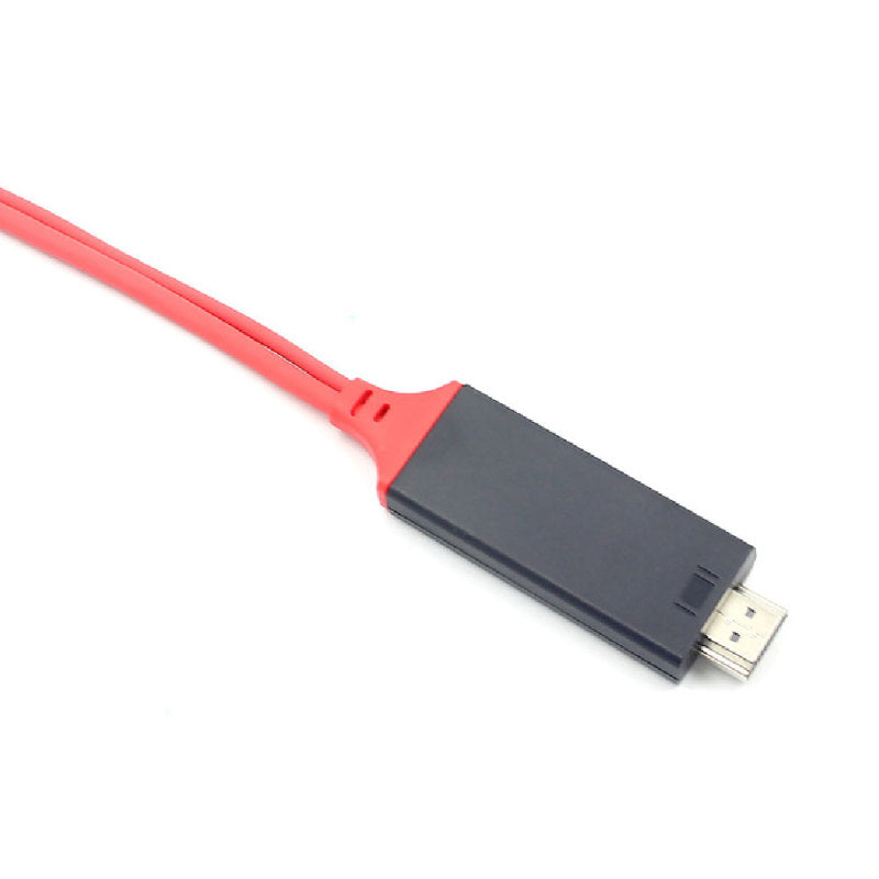For i Phone Screen To TV Cable HDMI 1080p IOS Adapter USB Charger Converter 2M