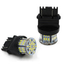 White T25 7443 LED 3157 54smd 1206 Strobe Light Car Brake Turn Signal Rear Bulb