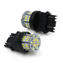 White T25 7443 LED 3157 54smd 1206 Strobe Light Car Brake Turn Signal Rear Bulb