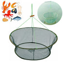 31'' Fishing Bait Foldable Crab Net Trap Cast Dip Fish Minnow Crawfish Shrimps