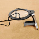 Suspended Desktop Magnifier 2 LED Light Double Power Magnifier useful HXI