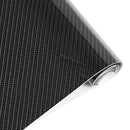152*20cm Black 5D Ultra Shiny Gloss Glossy Carbon Fiber Vinyl Wrap Stick JGJ