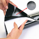 152*20cm Black 5D Ultra Shiny Gloss Glossy Carbon Fiber Vinyl Wrap Stick JGJ