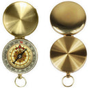 Pocket Watch Retro Flip Compass Copper Outdoors Camping Survial Glow Darkness x1