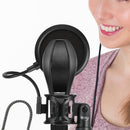Microphone Filter Holder Desktop Stick Tripod Stand Anti-Spray ZTG