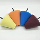 Sponge Polish Waxing Buffing Cone-shaped Pad Kit Car Polisher Random Color New