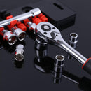 12x 1/4 Ratchet Wrench Socket Set Hardware Vanadium Repairing Kit Hand QPS