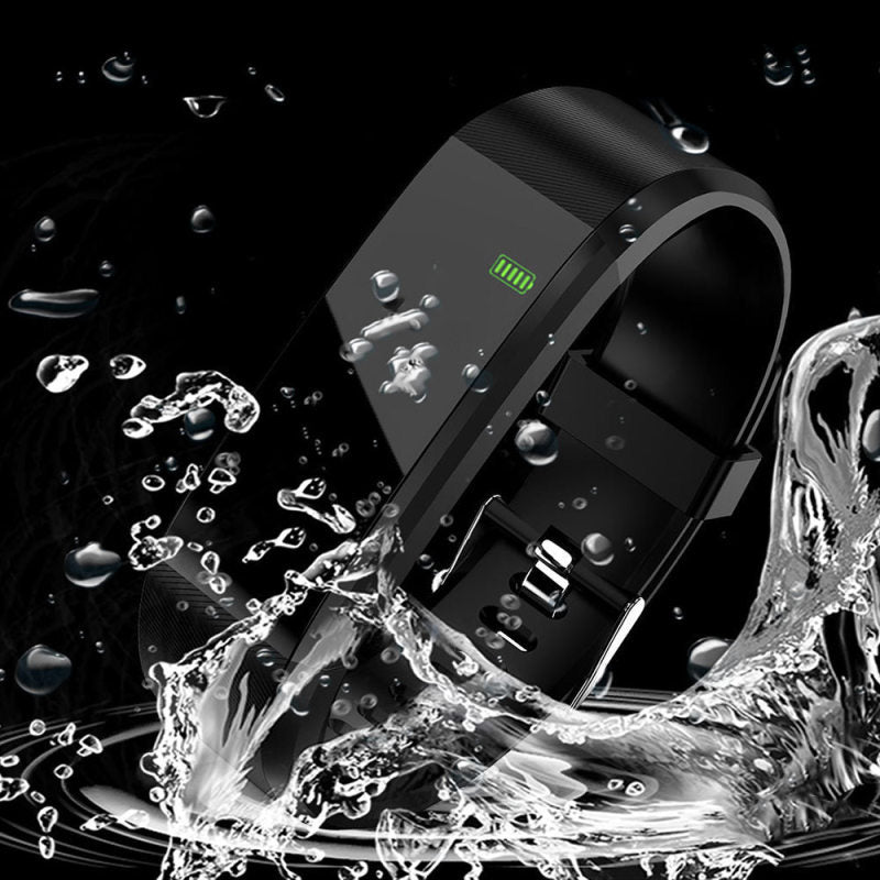 Bluetooth Smart Wrist Watch ID115 plus Fitness Tracker For Android iPho IZE