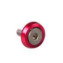 8x Red Car License Fender Washer Screw Style Anodized Aluminum M6 Steel  WZZ
