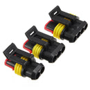 15 Kit 2+3+4 Pin Way Car Auto Sealed Waterproof Electrical Wire Connector Plug