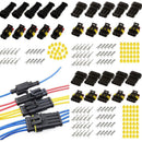 15 Kit 2+3+4 Pin Way Car Auto Sealed Waterproof Electrical Wire Connector Plug
