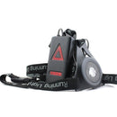 Rechargeable USB LED Outdoor Sport Night Running Chest Light Torch Warning Lamp